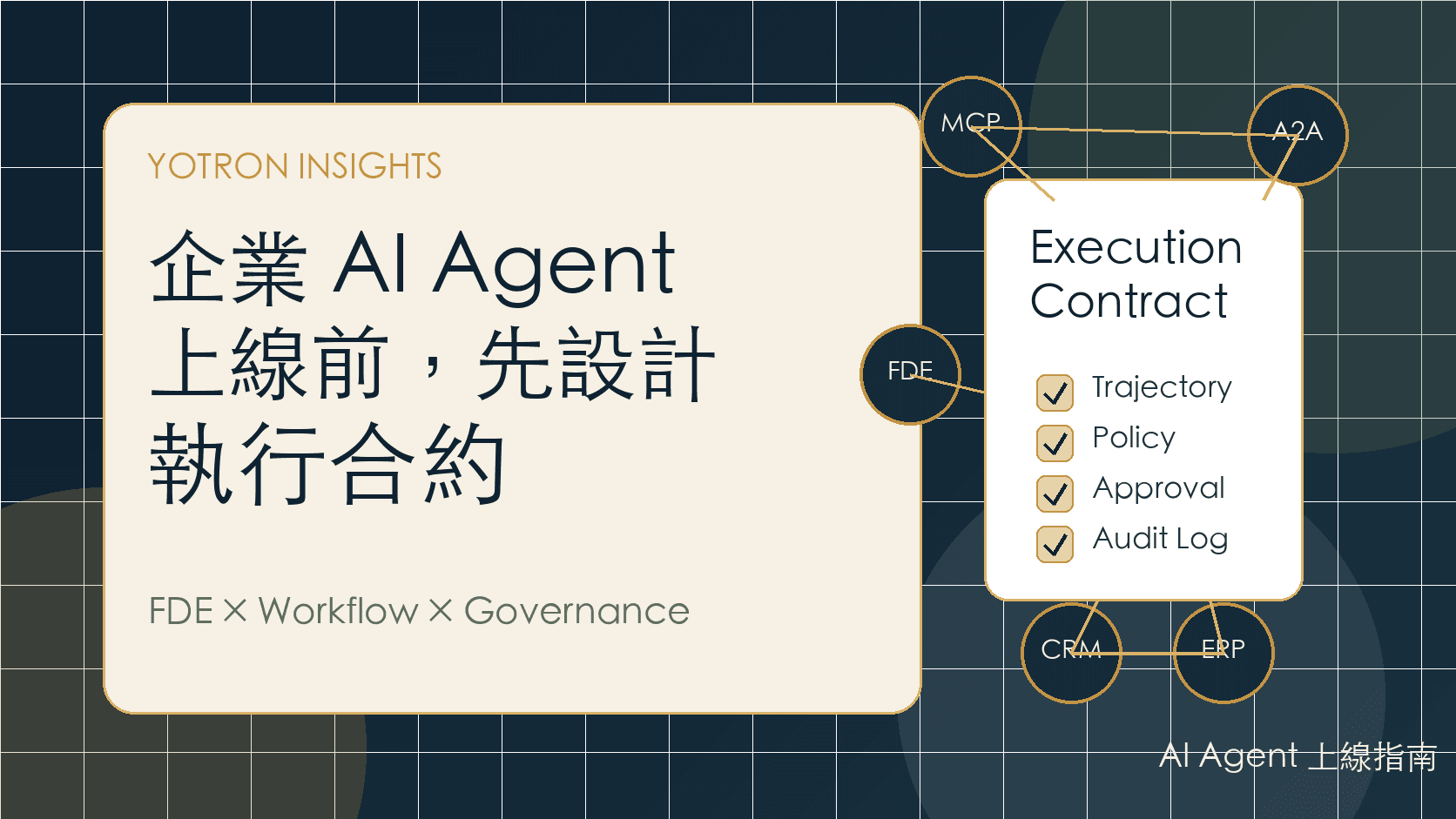 企業 AI Agent 上線前,FDE 必須先設計執行合約