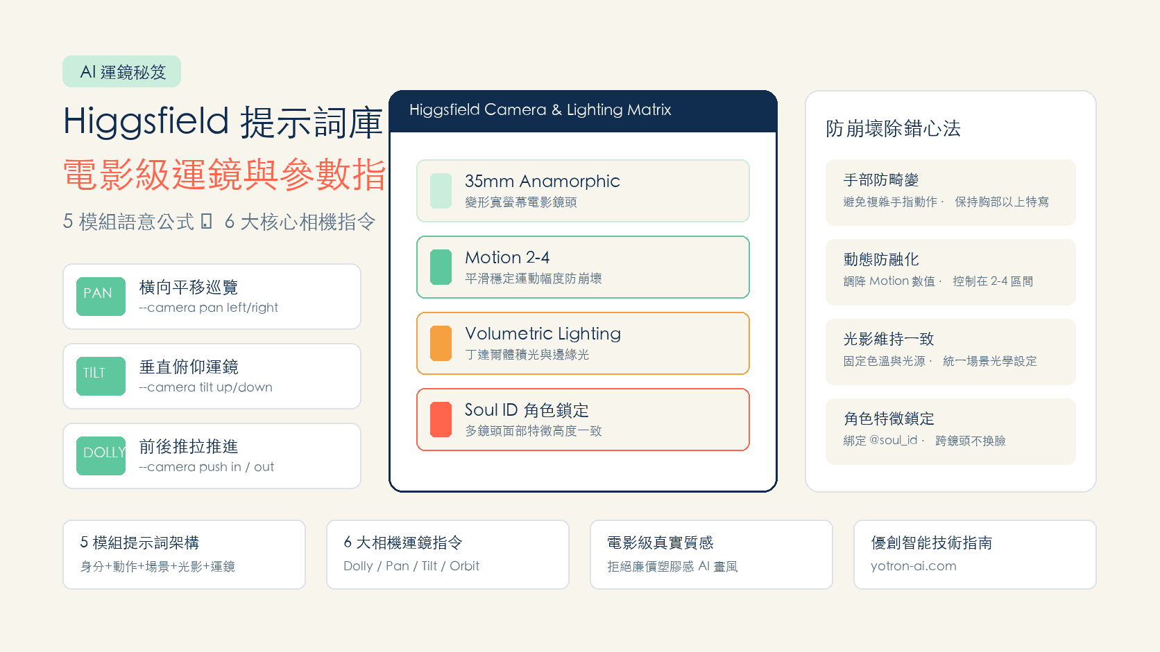 Higgsfield Prompt 提示詞庫與運鏡參數指南:打造電影級 AI 鏡頭