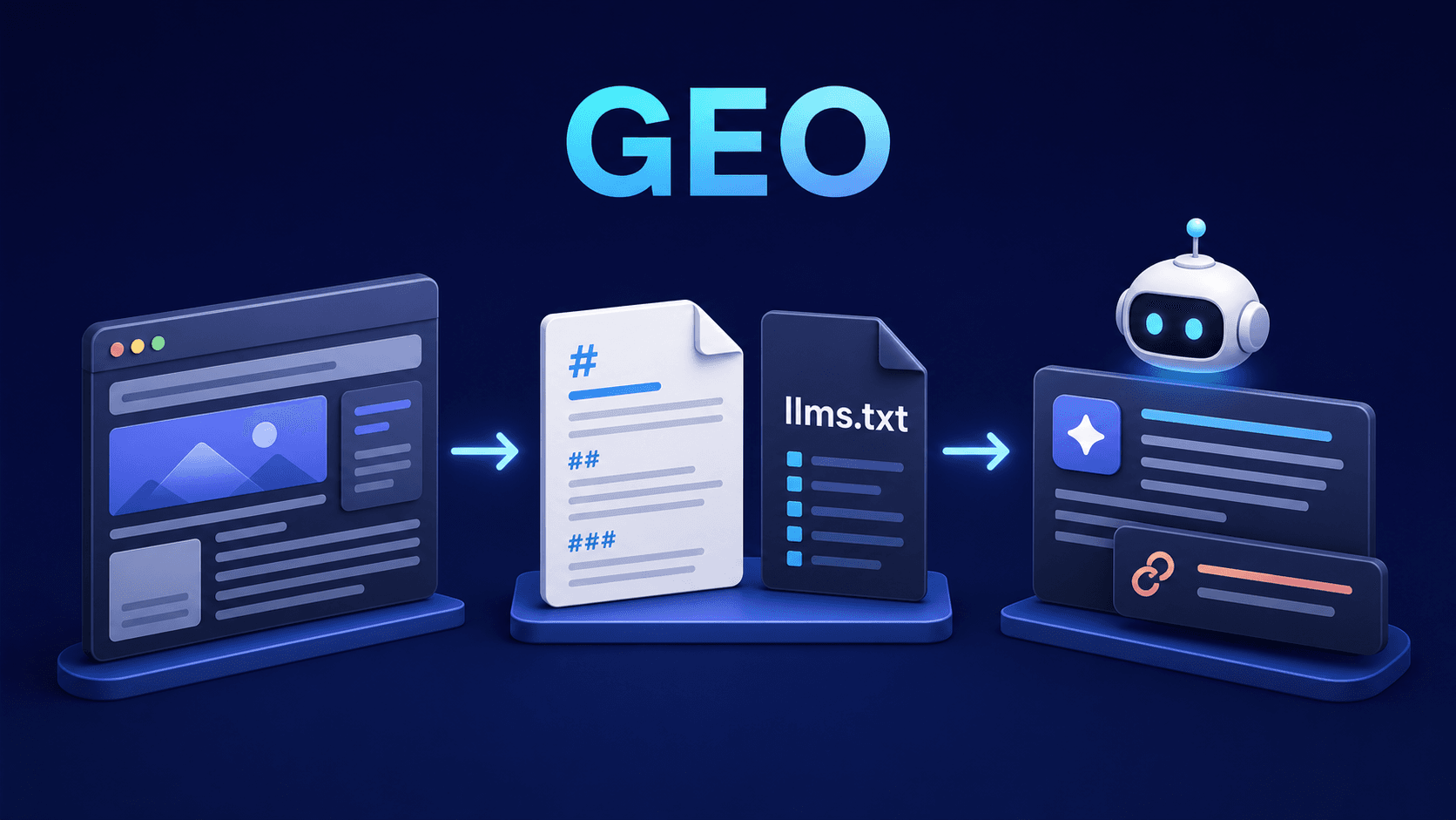llms.txt 實作指南:用 Markdown 內容協商提升 GEO 可讀性