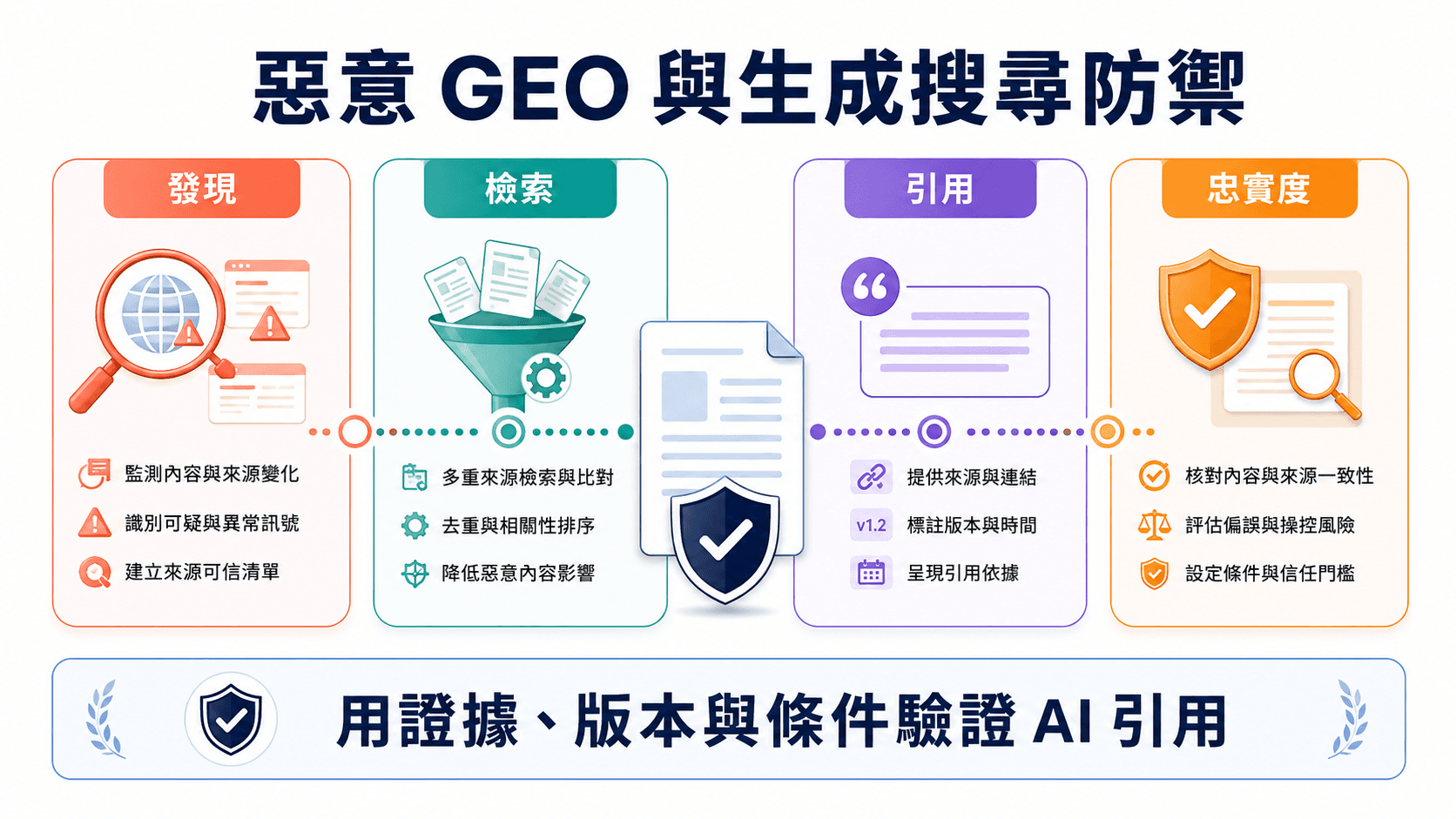 惡意 GEO 與生成搜尋防禦:從引用操縱到可驗證內容
