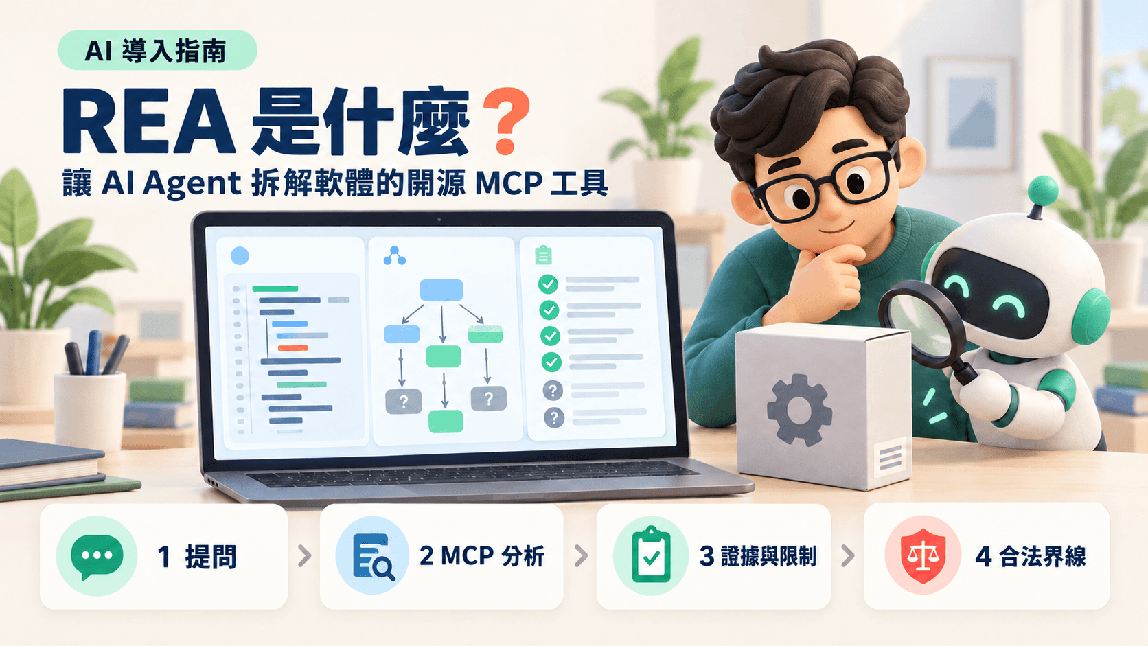 REA 是什麼?讓 AI Agent 拆解軟體的開源 MCP 工具:實測與企業風險