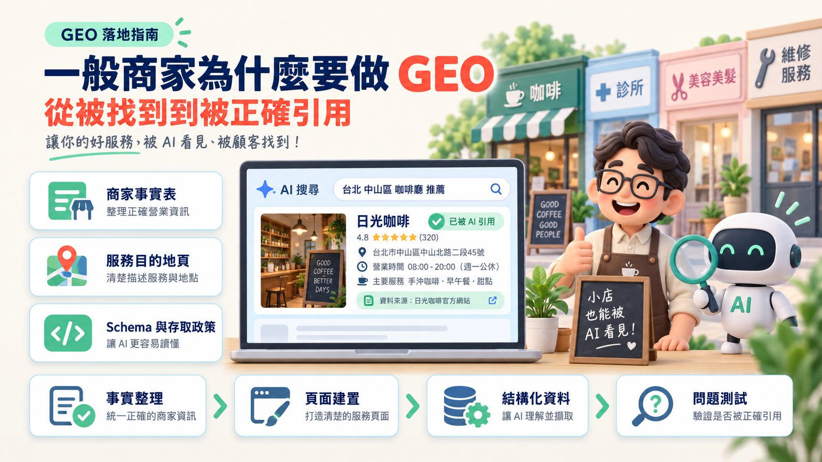 一般商家為什麼要做 GEO?從被找到到被正確引用的落地指南