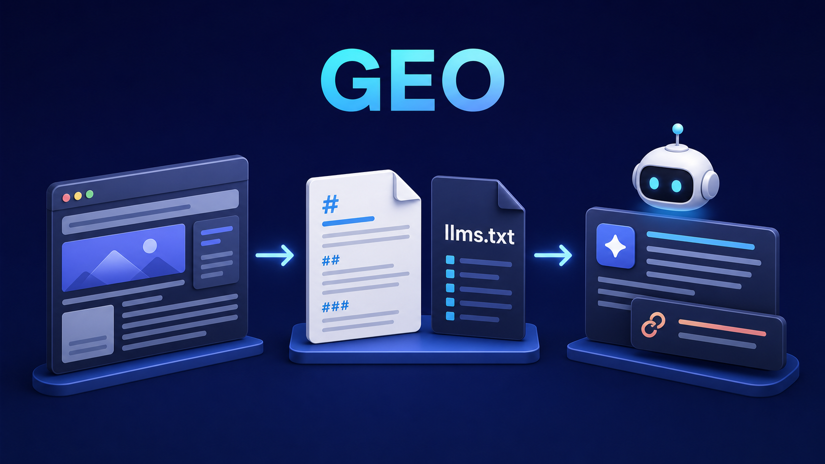 llms.txt 實作指南：用 Markdown 內容協商提升 GEO 可讀性